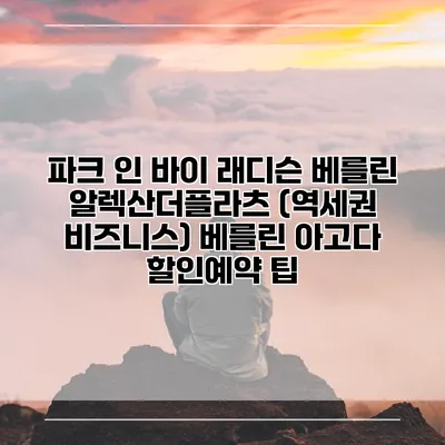 파크 인 바이 래디슨 베를린 알렉산더플라츠 (역세권 비즈니스) 베를린 아고다 할인예약 팁